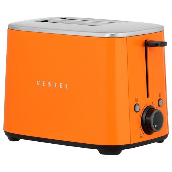  محمصة خبز فيستل بفتحتين - 960 واط - ORANGE-TOASTER - برتقالي 