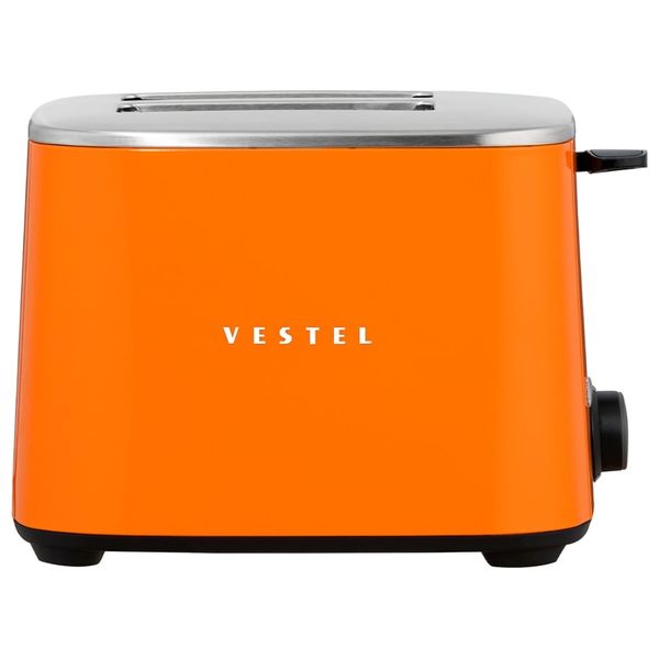  محمصة خبز فيستل بفتحتين - 960 واط - ORANGE-TOASTER - برتقالي 