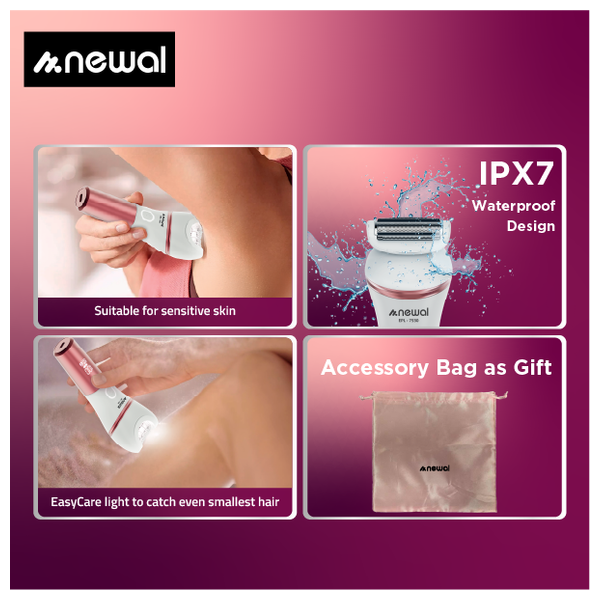  Newal EPL7530 - 7-in-1 Hair Removal Kit - Pink 