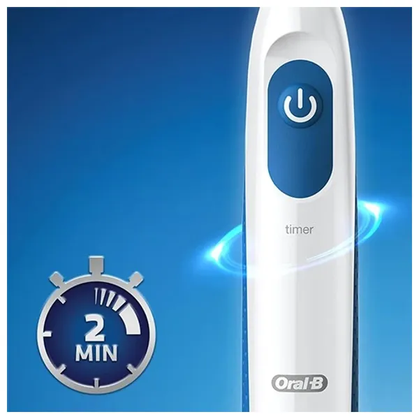  Oral-B DB5-010-1 - Electric Toothbrush - Battery Operated - White and Blue 