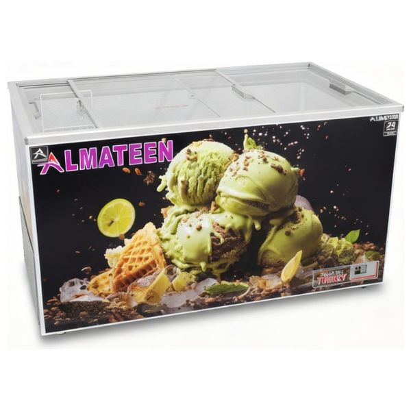  Almateen DSCMA410WH-TR - Chest Showcase - 371 Liters - White 