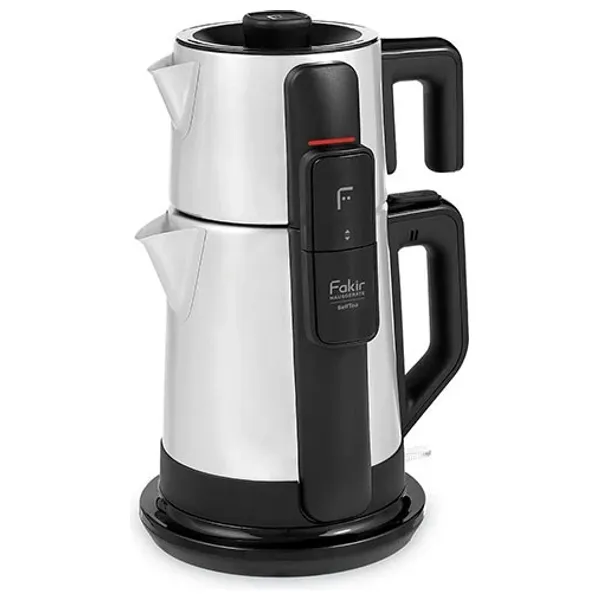  Fakir - Tea Maker - Self Tea - 2.0 Liter Kettle Capacity - 1.0 Liter Teapot Capacity - 1600 Watt - Stainless Steel 