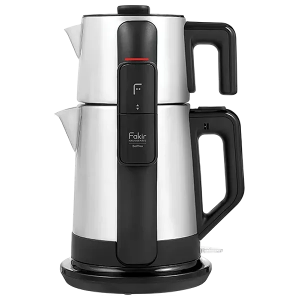  Fakir - Tea Maker - Self Tea - 2.0 Liter Kettle Capacity - 1.0 Liter Teapot Capacity - 1600 Watt - Stainless Steel 