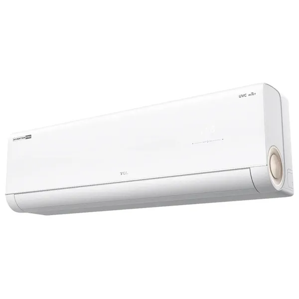  TCL TAC-18CHSD/MAV - Wall Mounted Air Conditioner - 1.5 Ton - Inverter - Cooling and Heating - 7-Level Ampere Control - White 