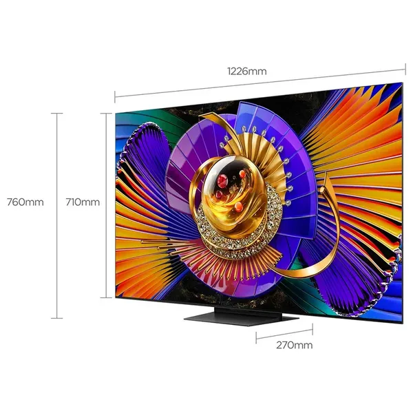  شاشة تي سي إل - 55 أنج - 4K - Mini LED - سمارت - 144 هيرتز - جوجل تي في - 55C7L - أسود 