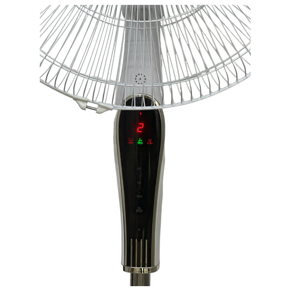 Sonic FS1810B - Remote Control ٍStanding Fan - 18 Inch - 65W - 3-Speed - White 