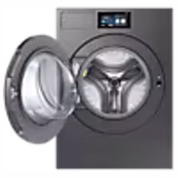  Samsung WF90F26ADSGU - Front Loading Inverter Washing Machine - 6 kg - 1100 RPM - Dark Steel 