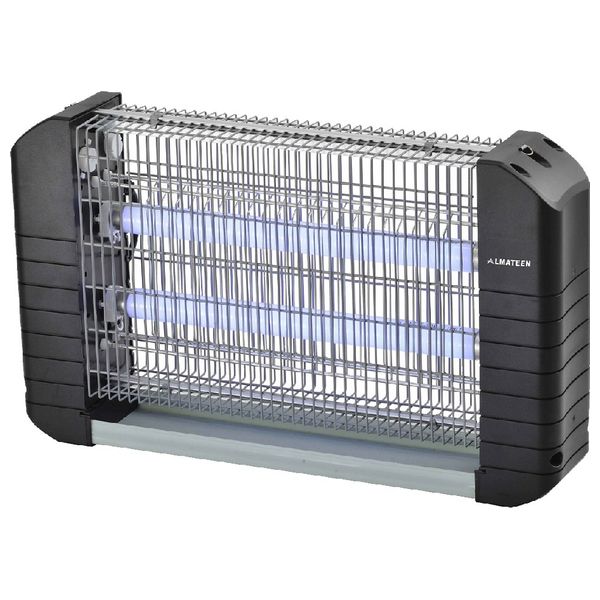  Almateen MKMA772BK-CH - Electric Insect Killer - 20 W - Two Tubes - Black 
