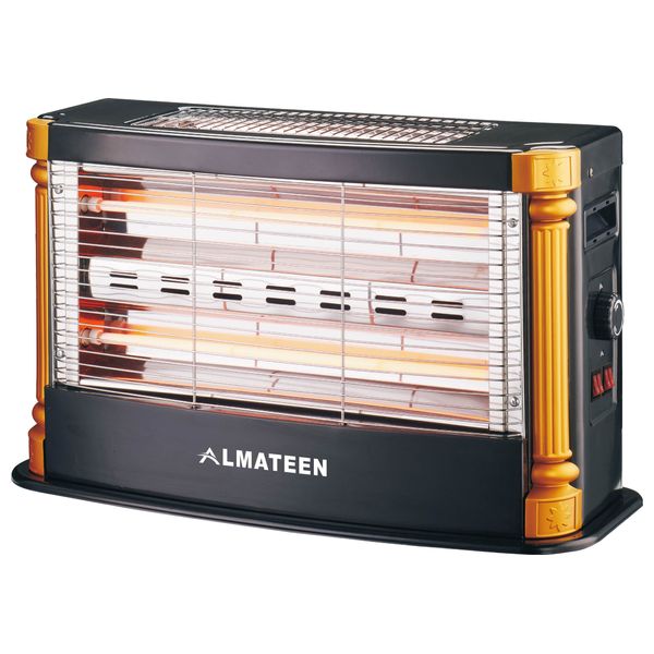  Almateen QHMA4027BK-CH - Radiant Heater - 2000 W - Black 