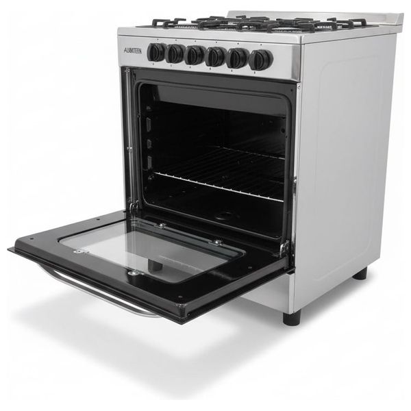  Almateen GCMA6406SS-EG - Outdoor Cooker - 60 × 60 cm - 4 Burners - Silver 