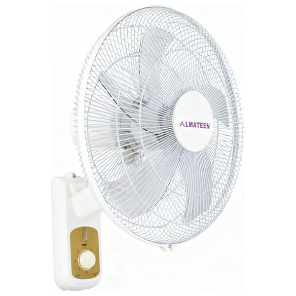  Almateen WFMA518WH - Wall Fan - 5 Blades - 70 Watts - White 