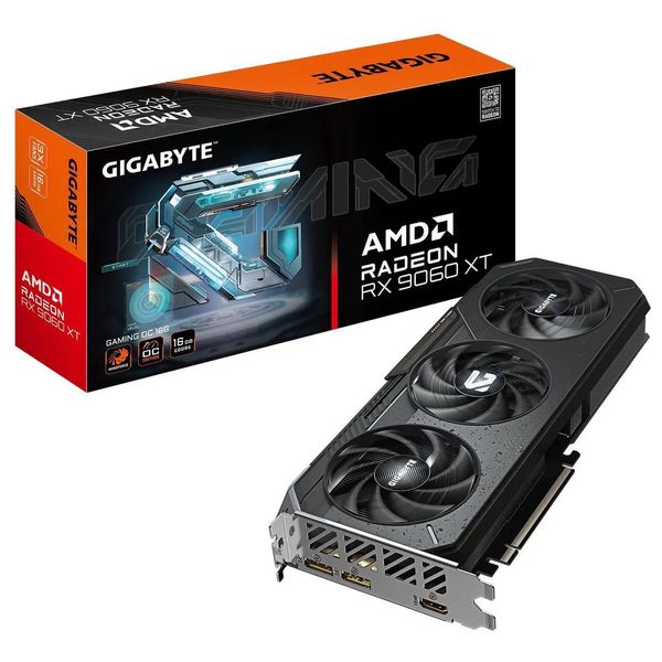  Gigabyte 9VR906XTGO-00-G10 - Graphics Card - RX 9060 XT - 16GB - Black 