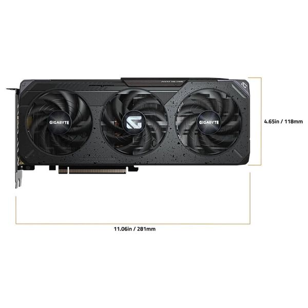  Gigabyte 9VR906XTGO-00-G10 - Graphics Card - RX 9060 XT - 16GB - Black 