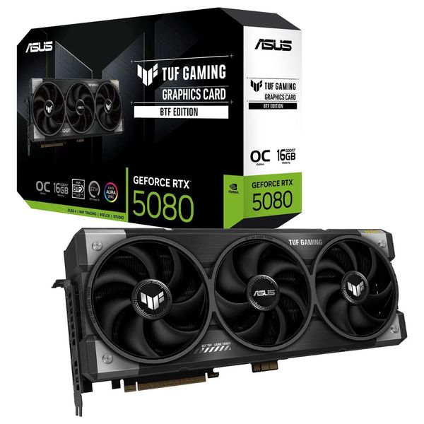  Asus 90YV0M30-MVAA00 - Graphics Card - GeForce RTX 5080 - 16GB - Black 