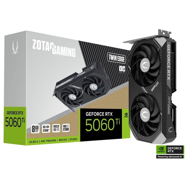 ZOTAC  ZT-B50610H-10A - Graphics Card - NVIDIA GeForce RTX 5060 Ti - 8GB - Black 