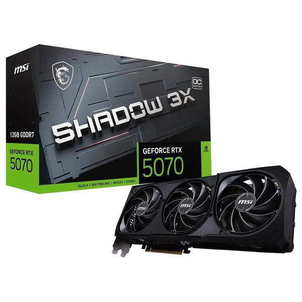  MSI G5070-12S3C - Graphics Card - GeForce RTX 5070 - 12GB - Black 
