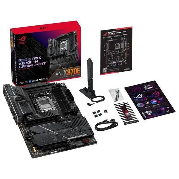  Asus ROG STRIX X870E-H GAMING WIFI 7 Motherboard - AM5 - ATX 