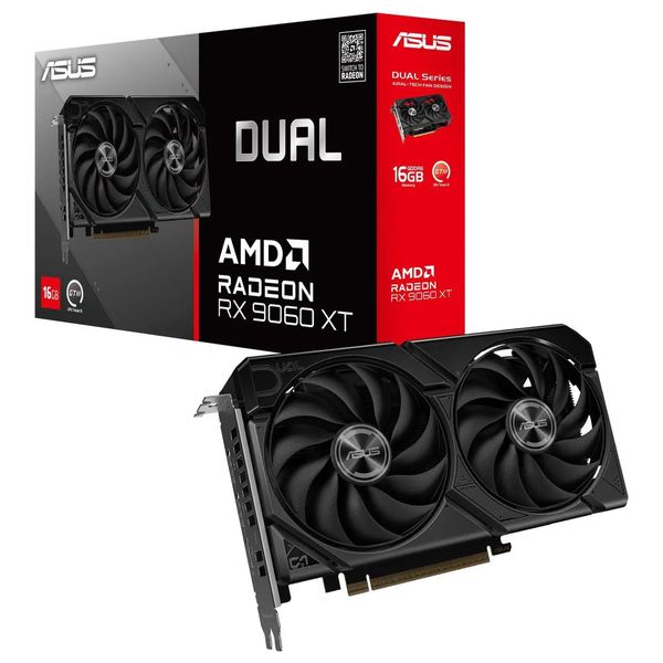  Asus 90YV0LG2-MVAA00 - Graphics Card - Radeon RX 9060 XT - 16GB - Black 