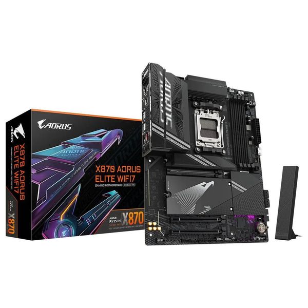  لوحة أم كيكابايت 9MX87EL7-00-G11 - X870 - AM5 - ATX - AORUS ELITE WIFI 7 