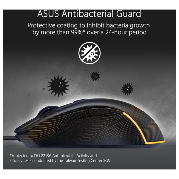  ASUS TUF Gaming M3 Gen II Black Wired Mouse 