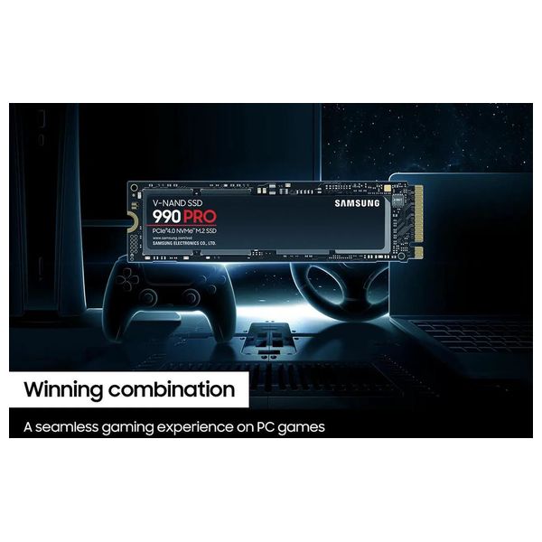  Samsung 990 PRO Internal SSD - 1TB - Black 