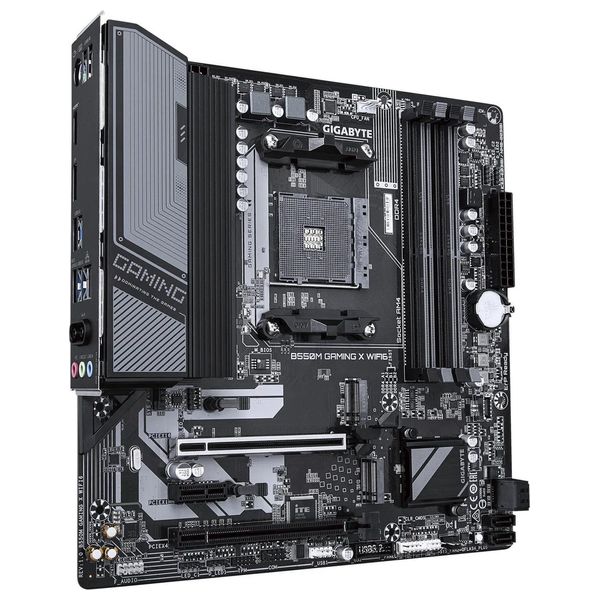  AMD B550 Micro ATX Motherboard - AM4 Socket, WiFi 6, DDR4, HDMI & DP 