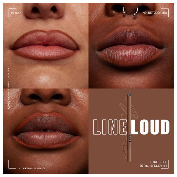  Nyx Line Loud Vegan Longwear Lip Liner - 07 Total Baller 