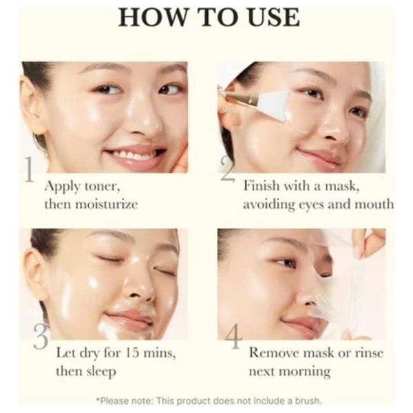  Medicube Kojic Acid Turmeric Night Wrapping Mask - Brightening Face Treatment, 75ml 
