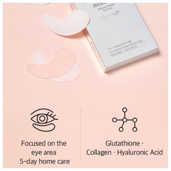 Mixsoon Melting Collagen Eye Film to Revitalize the Delicate Eye Area - 5 Pairs Set 