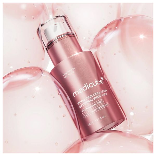  Medicube PDRN Pink Collagen Exosome 2000 Shot Facial Serum, 30ml 