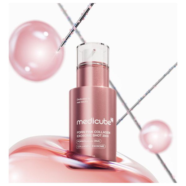  Medicube PDRN Pink Collagen Exosome 2000 Shot Facial Serum, 30ml 