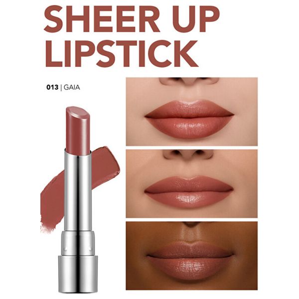  Flormar Sheer Up Moisturizing Glossy Lipstick, 013 - Gaia 