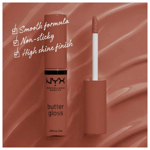  Nyx Butter Gloss Lip Gloss - 8 ml, 35 Bit of Honey 