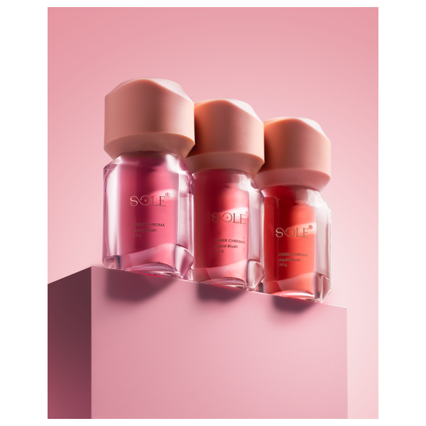  SOLE Cheek Chroma Liquid Blush - 3.6g, Peach 
