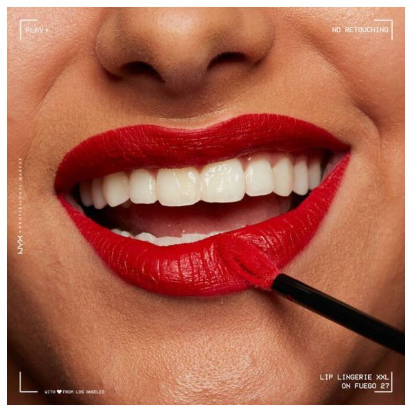  Nyx Lip Lingerie XXL Matte Liquid Lipstick - Long Lasting 16-Hour Wear, 27 On Fuego 