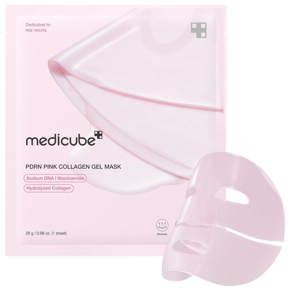  Medicube PDRN Pink Collagen Gel Mask Sheet - 28g x 4 