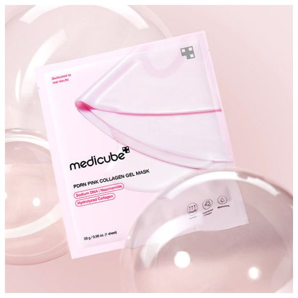  Medicube PDRN Pink Collagen Gel Mask Sheet - 28g x 4 