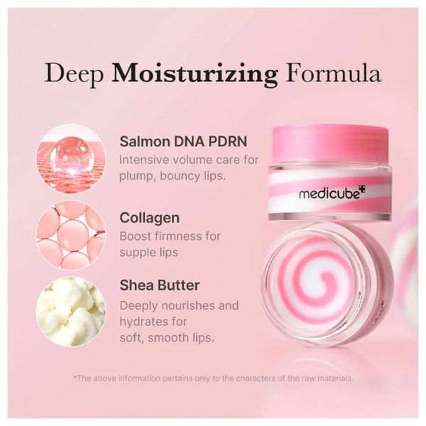  Medicube PDRN Lip Sleeping Mask - Intensive Moisturizing & Plumping Care, 10g 