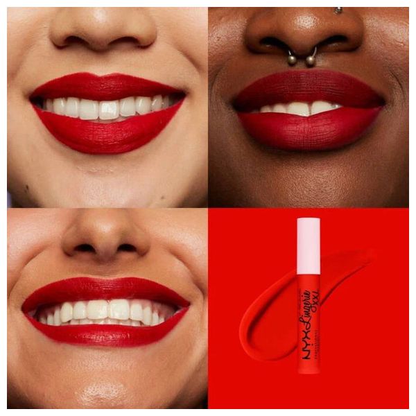  Nyx Lip Lingerie XXL Matte Liquid Lipstick - Long Lasting 16-Hour Wear, 27 On Fuego 