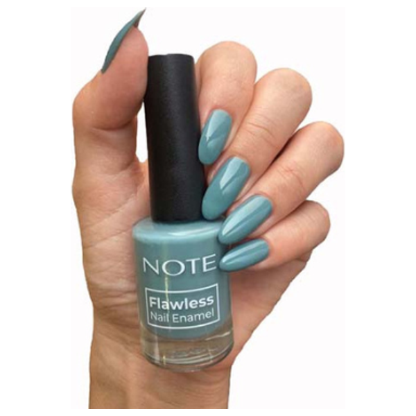  Note Flawless Nail Enamel Glossy Finish, 17 - Blue 