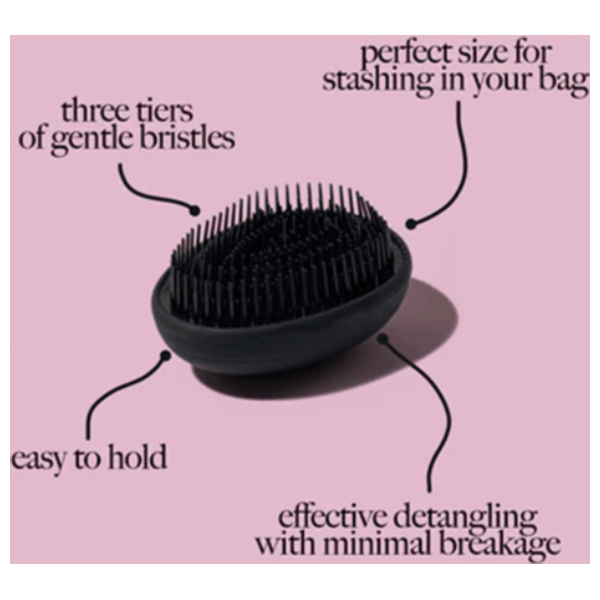  RAZZO Perfecting Wet Brush - Detangling Hair Brush - Black Purple 