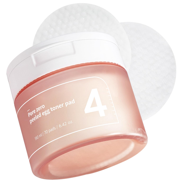  Numbuzin No.4 Pore Zero Peeled Egg Toner Pad - 70 Pads, 190ml 