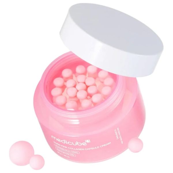  Medicube PDRN Pink Collagen Capsule Cream - Anti-Aging Face Moisturizer, 55g 