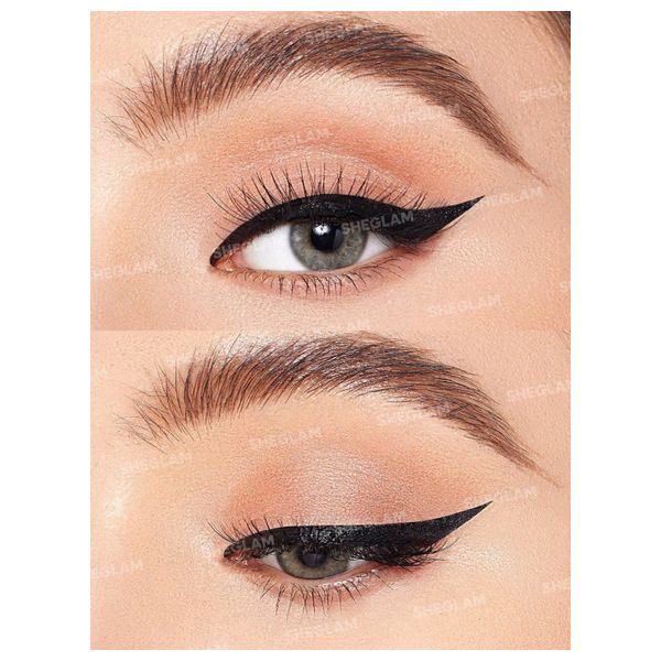  Sheglam Eternal Beauty Liquid Eyeliner - Waterproof, Black 