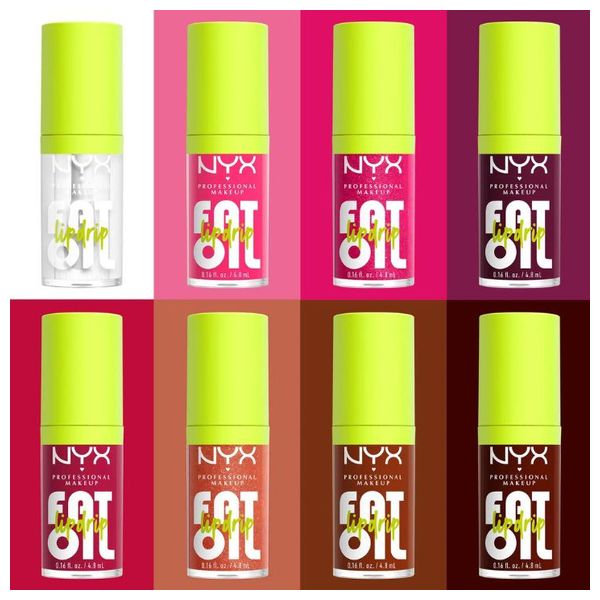  Nyx Fat Oil Lip Drip - Glossy Hydrating Lip Oil, 04 This Chic 