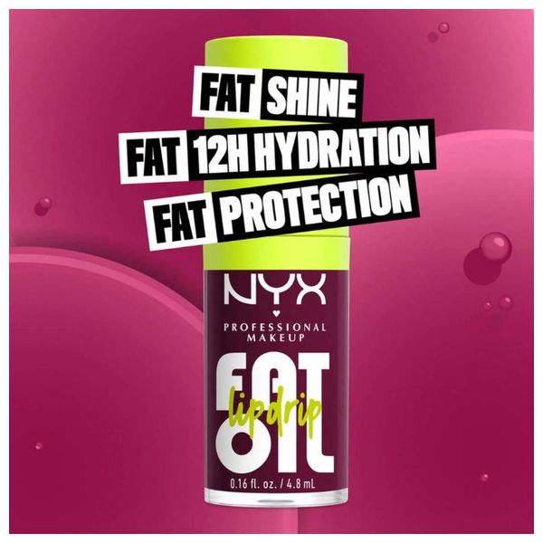  Nyx Fat Oil Lip Drip - Glossy Hydrating Lip Oil, 04 This Chic 