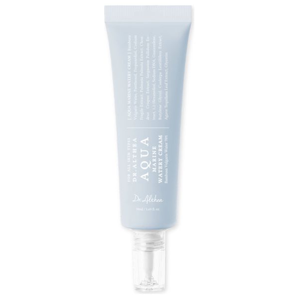 Dr. Althea Aqua Marine Watery Cream - Vegan Hyaluronic Acid Daily Face Moisturizer, 50ml 