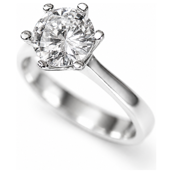  Cordoba Silver Shop 925 Sterling Silver Ring - White 