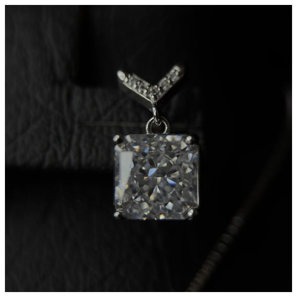  Silver Set with White Cubic Zirconia - 14.1 g - Silver 