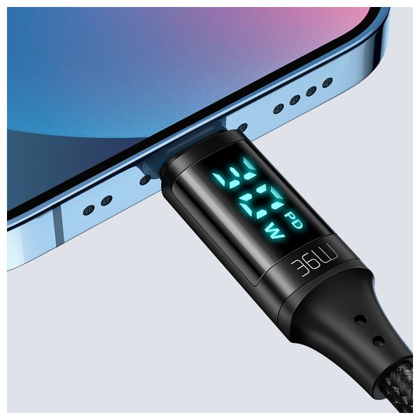  Mcdodo - USB-C to Lightning Cable - 1.2 m - 36 W - Black 